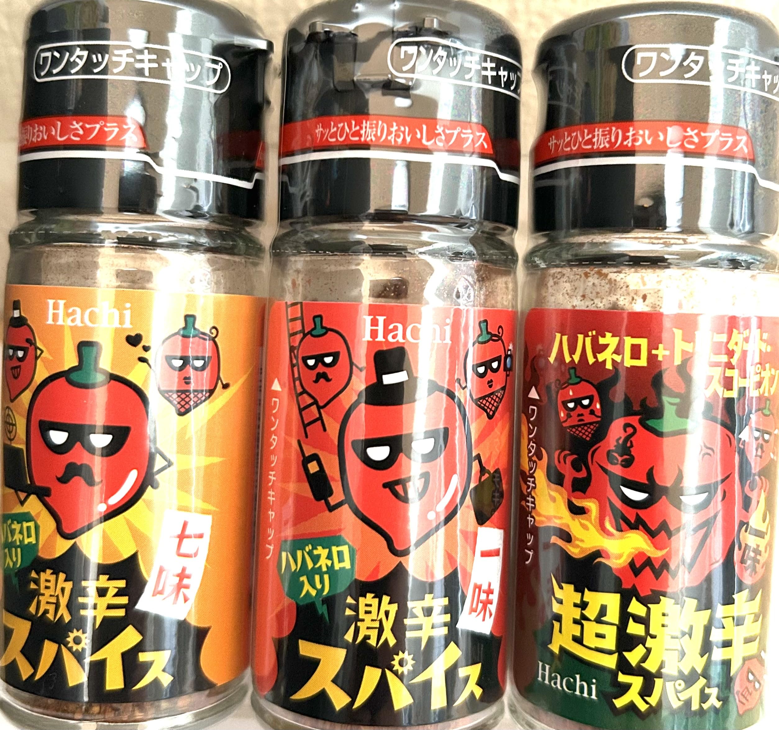 Amazon | 【2セット以上で送料なし】 激辛3本セットハチ食品 超激辛